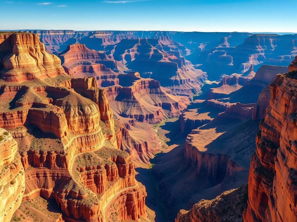 An AI generated image that displays the beautiful Grand Camyan in the Northern Arizona, USA.