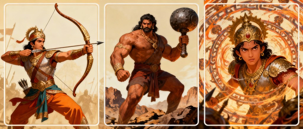 महाभारत के प्रमुख योद्धा: श्रीमद्भगवद्गीता, अध्याय -1, श्लोक – 3 से&nbsp;11