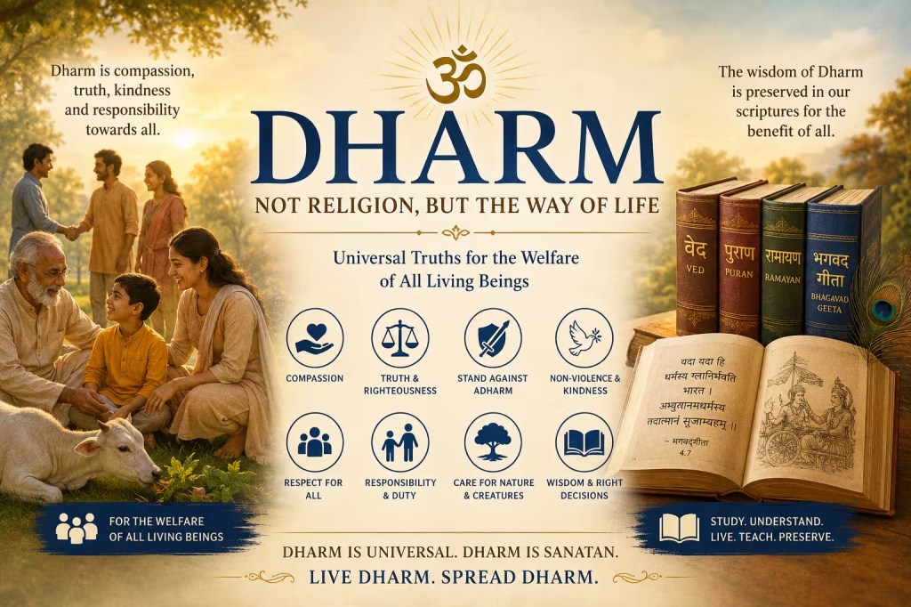 Relation between Hindus and the Dharm.
